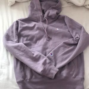 Purple champion hoodie